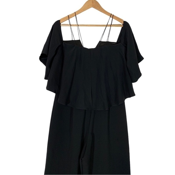 JayGodfrey Nix Off The Shoulder Wide Leg Pants Jumpsuit Size 6 - Picture 6 of 9